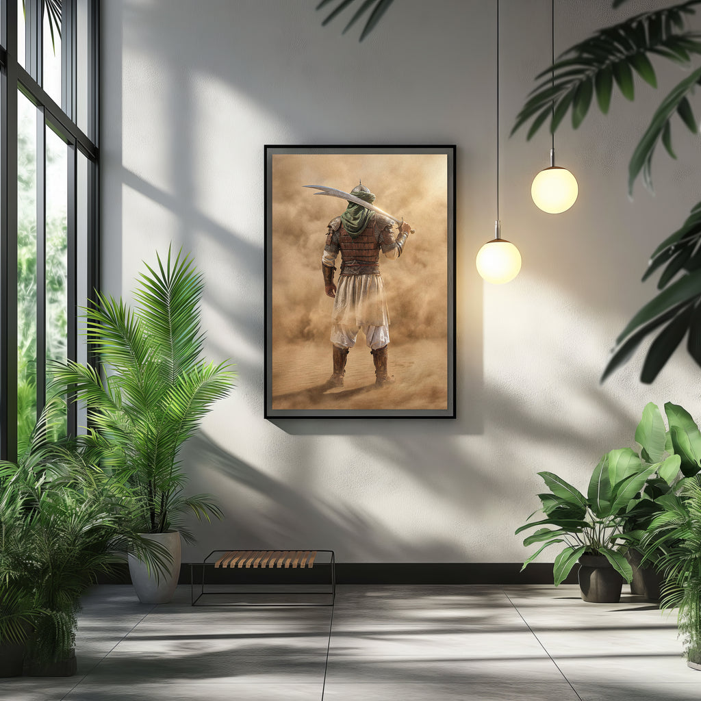 The Blade of Justice Wall Frame