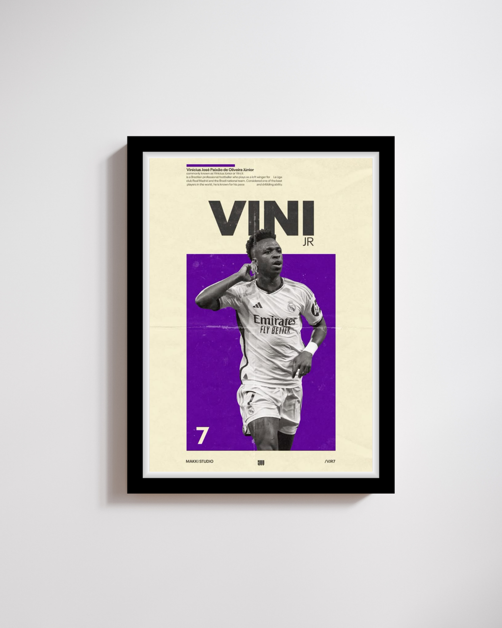 Vini Jr. Real Madrid Frame