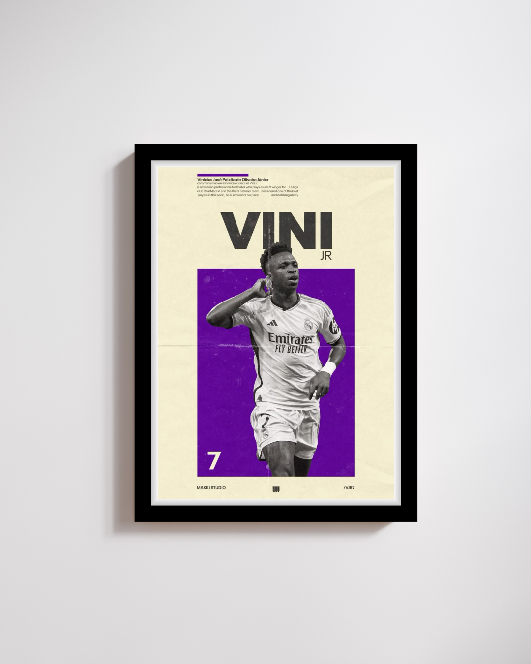 Vini Jr. Real Madrid Frame