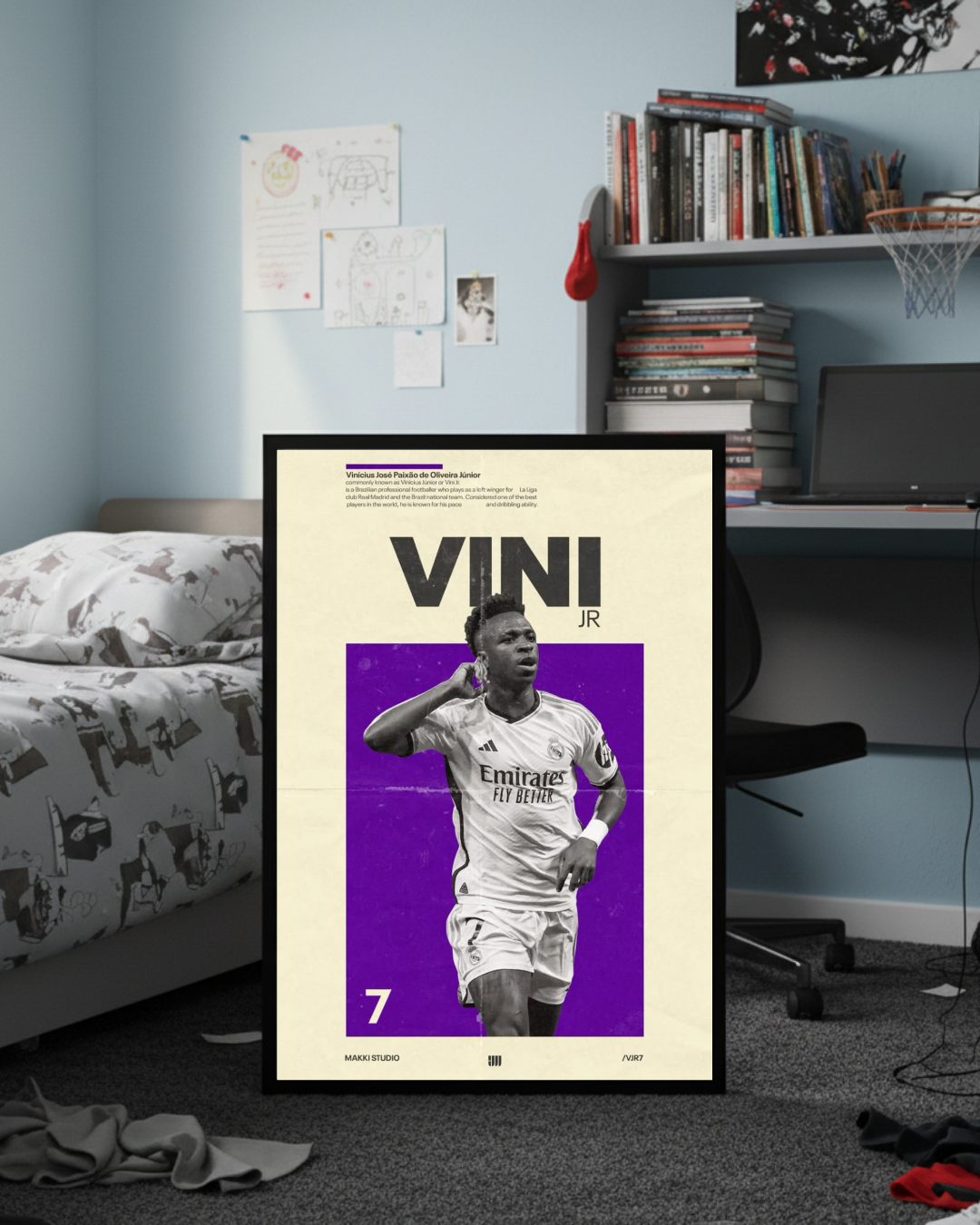 Vini Jr. Real Madrid Frame