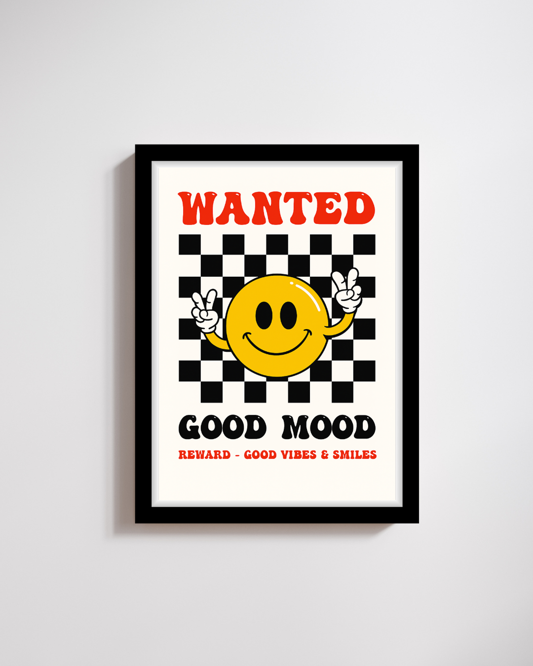 Wanted Good Mood Smiley