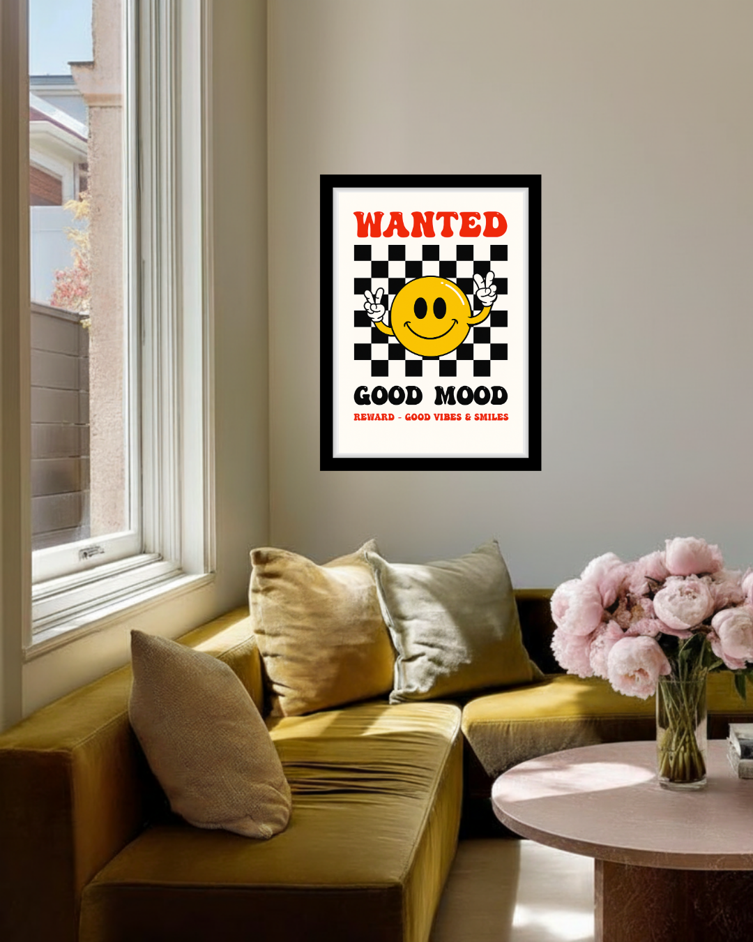 Wanted Good Mood Smiley