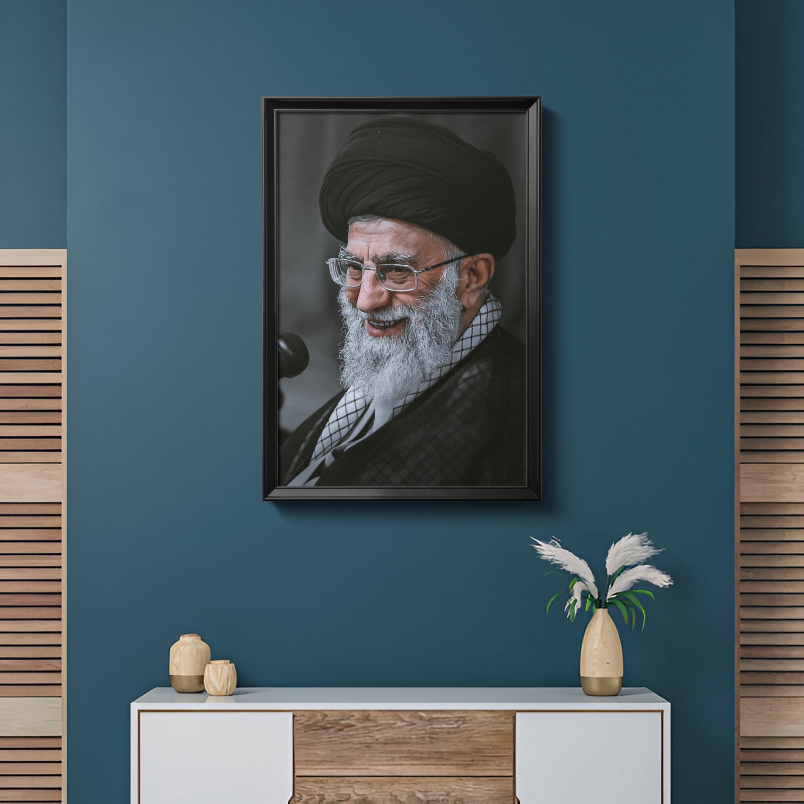 Imam Khamenei Gentle Portrait Frame