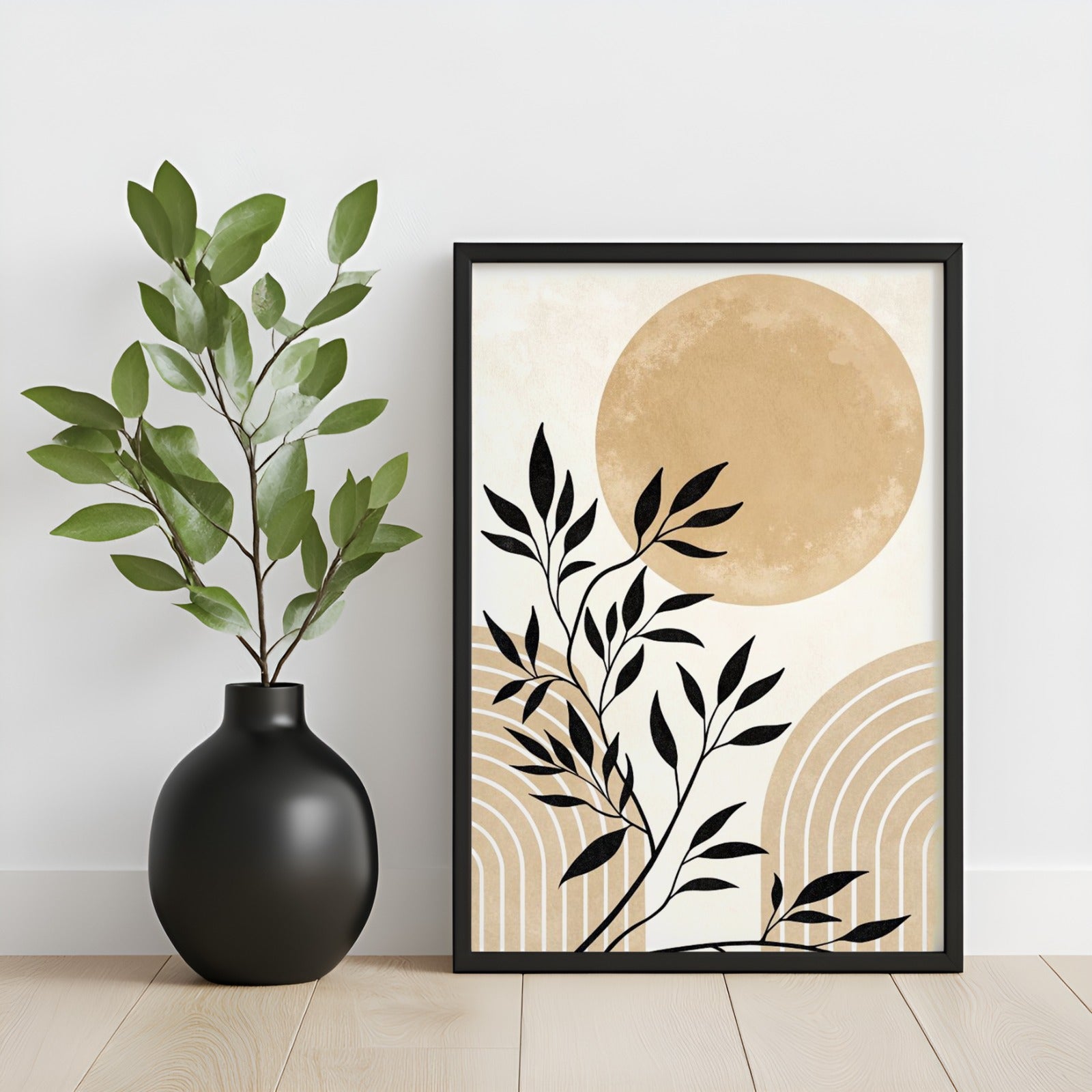 Serene Abstract Textured Wall Art