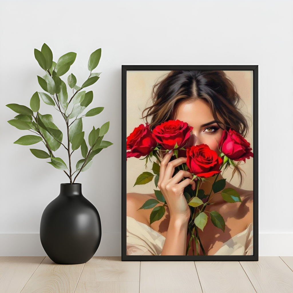 Midnight Rose  Romantic Portrait