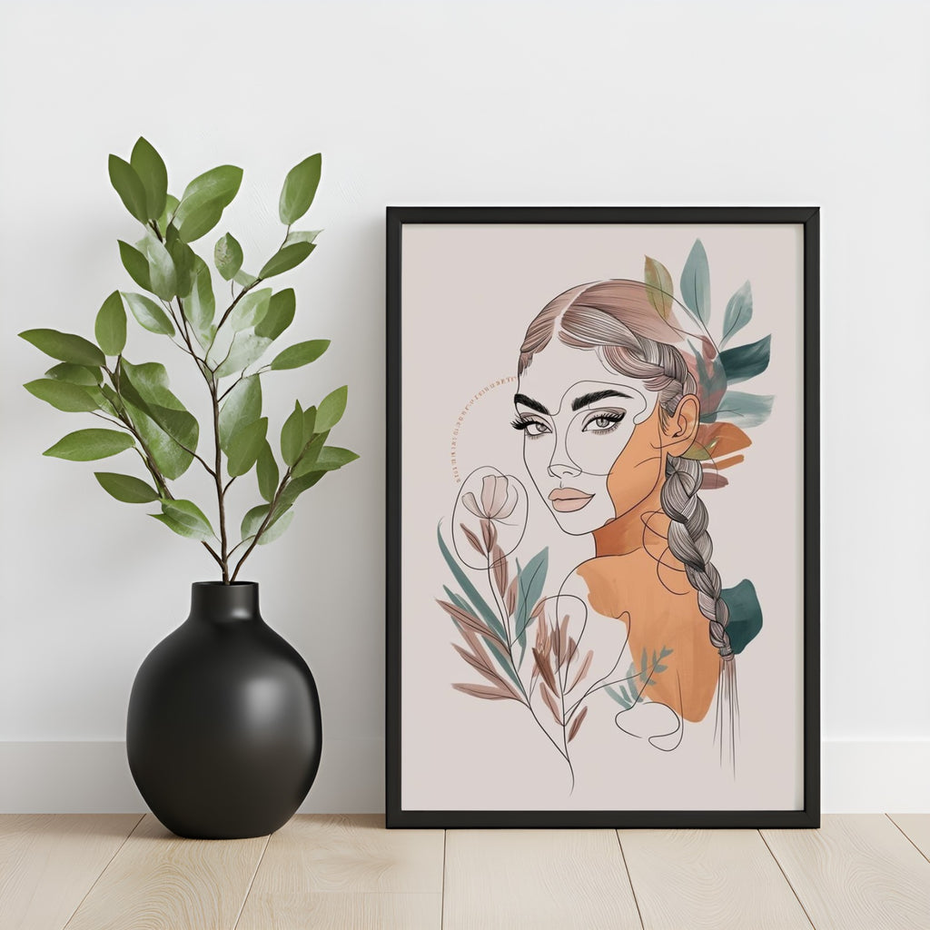 Dreamy Lavender  Floral Portrait