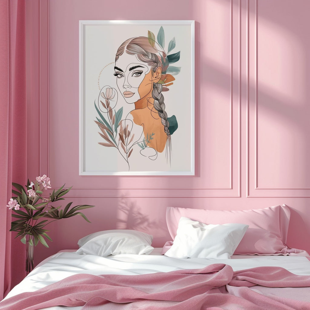 Dreamy Lavender  Floral Portrait