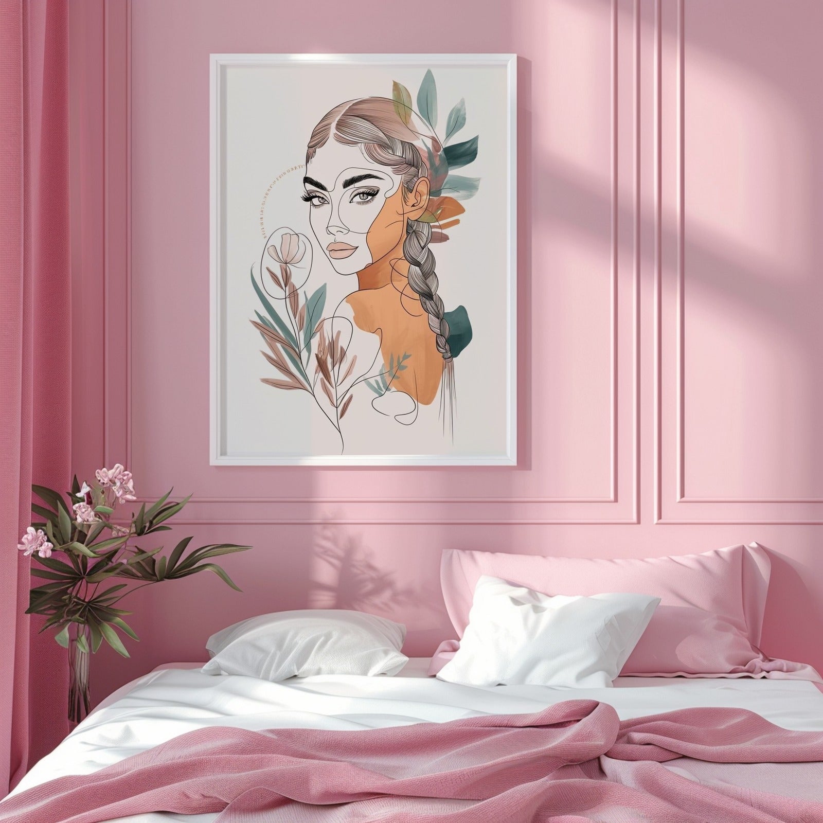 Dreamy Lavender  Floral Portrait