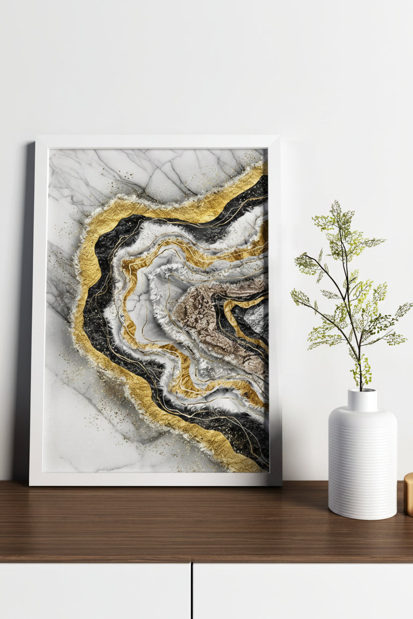 Golden Vein Canvas