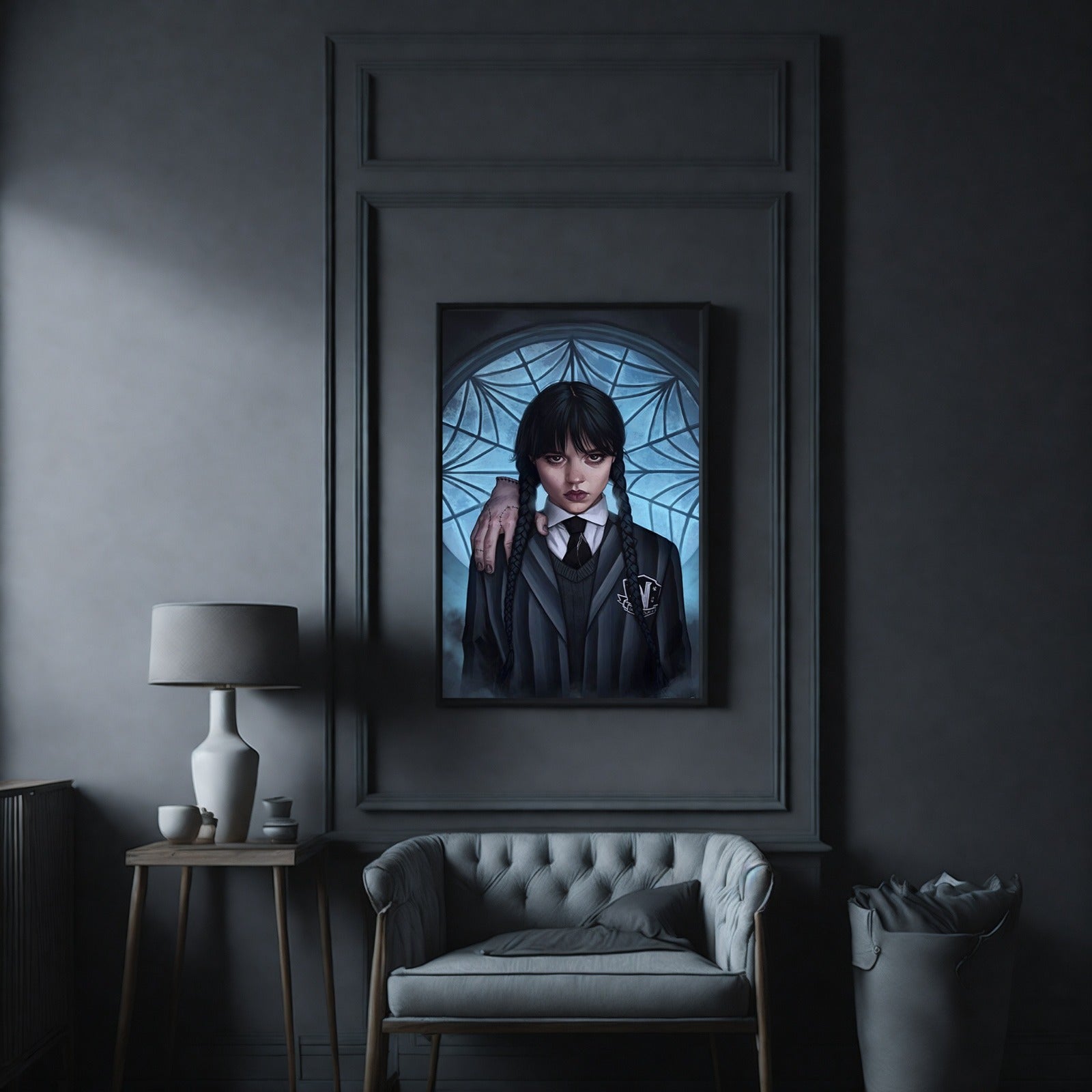 Wednesday Addams Dark Frame