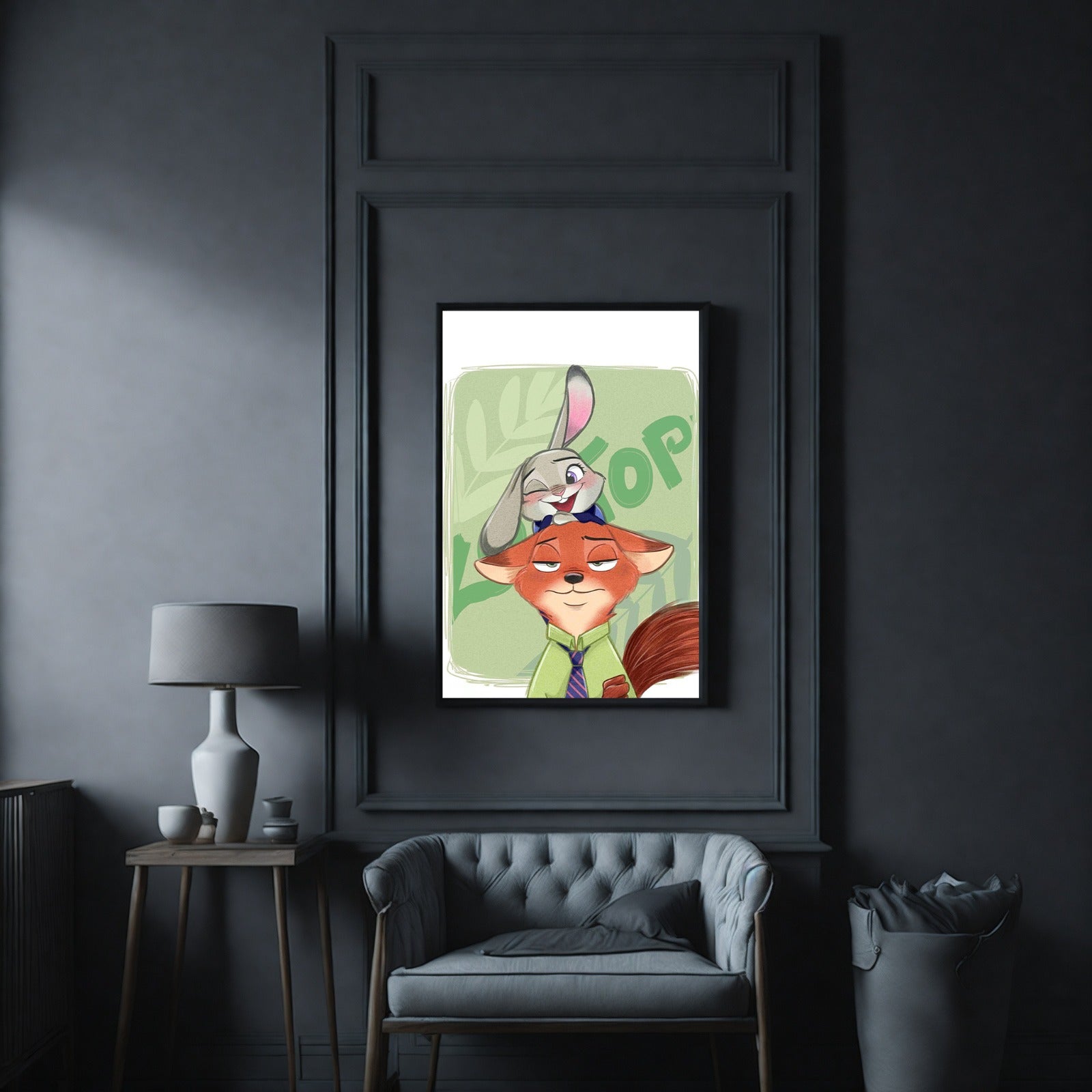 Zootopia Judy & Nick Frame