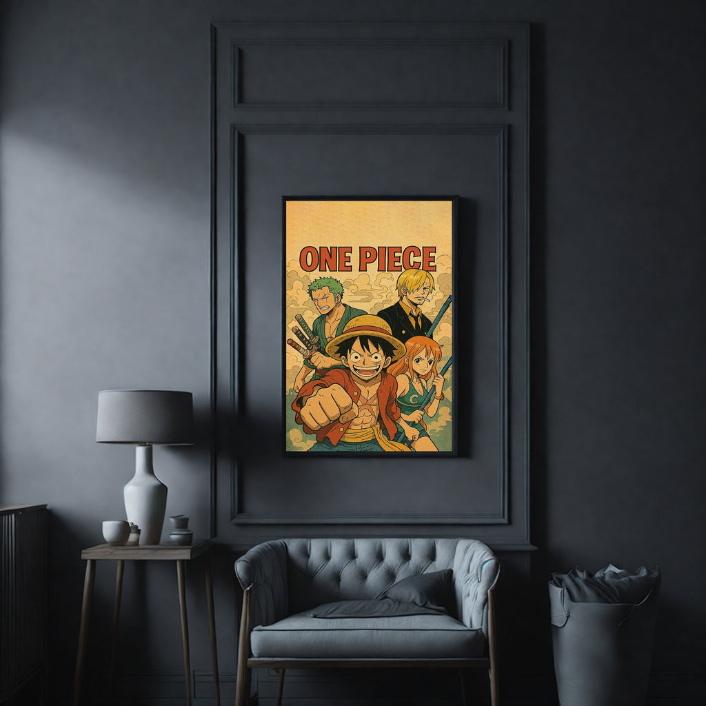 One Piece Vintage Poster Frame