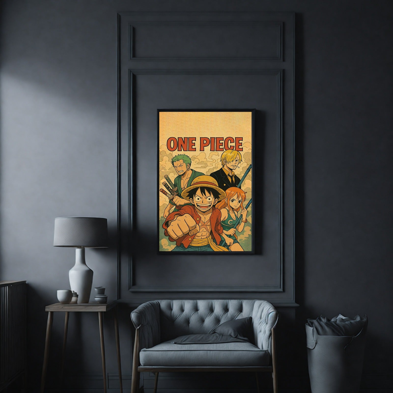 One Piece Vintage Poster Frame