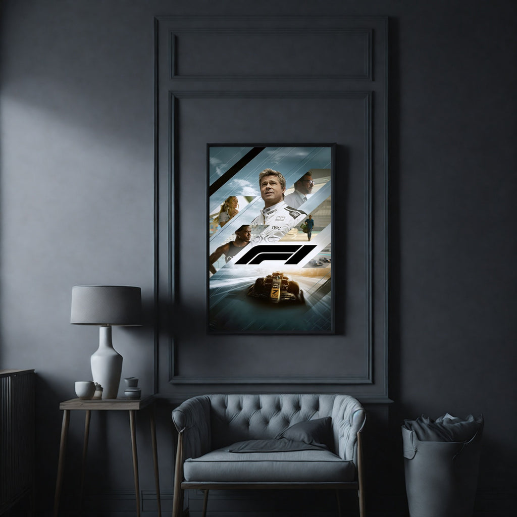 Brad Pitt F1 Driver Frame