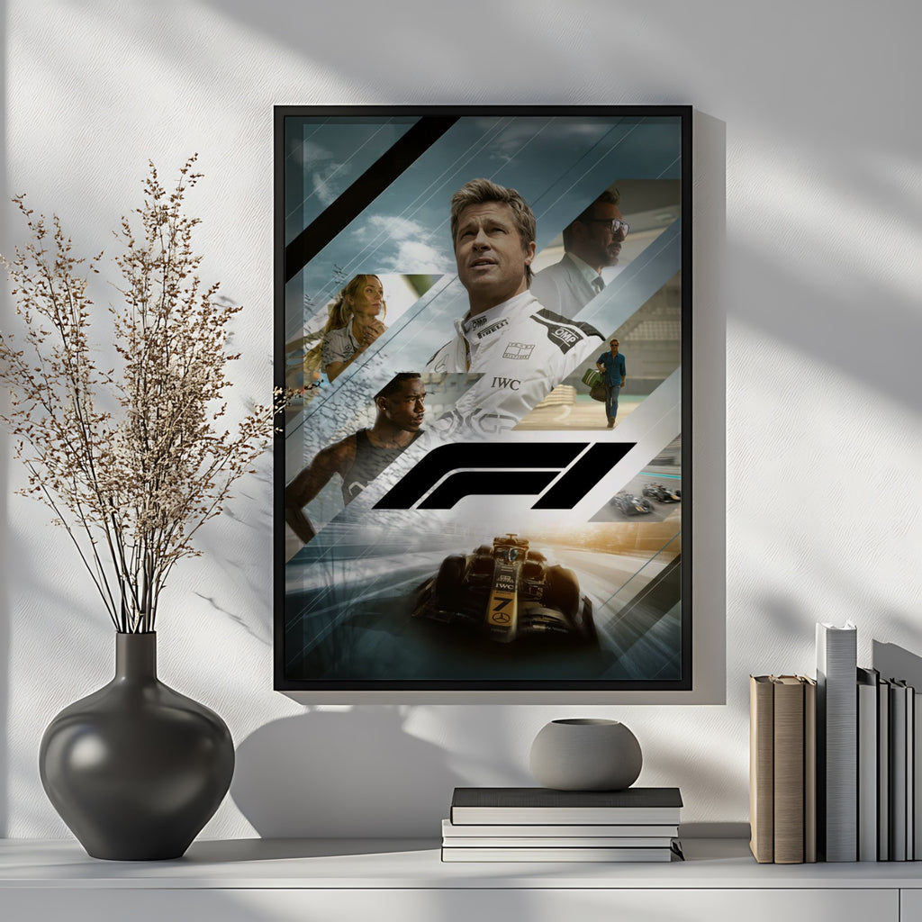 Brad Pitt F1 Driver Frame