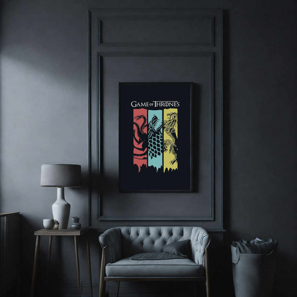 Game of Thrones Houses Frame