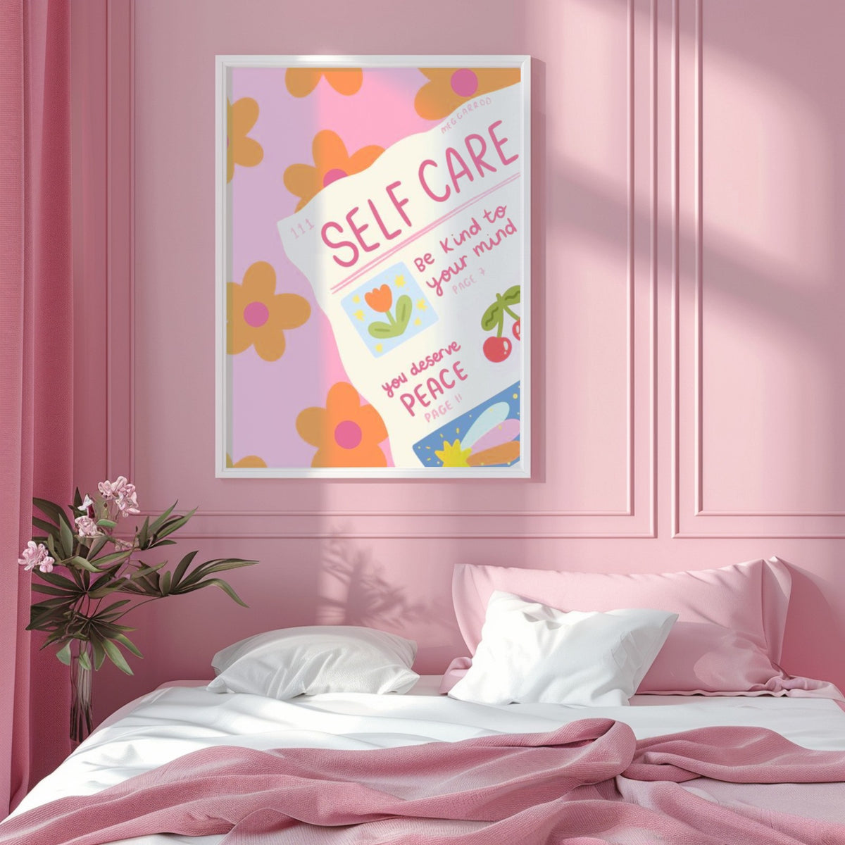 Self Care Magazine Cover – Pastel Edition