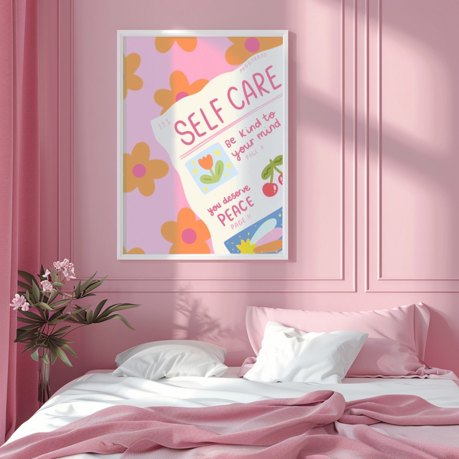 Self Care Magazine Cover – Pastel Edition