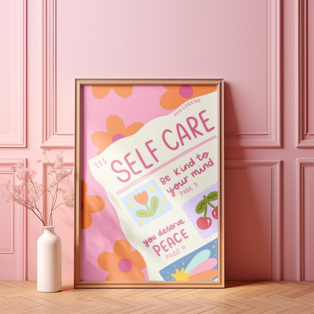 Self Care Magazine Cover – Pastel Edition