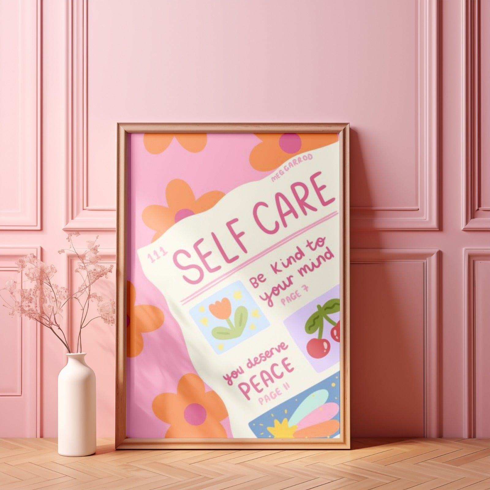 Self Care Magazine Cover – Pastel Edition