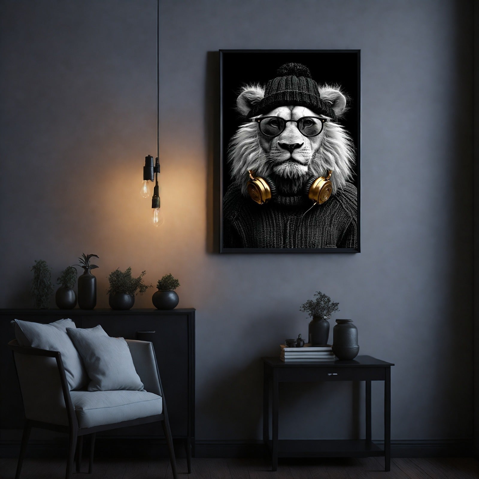 Urban Lion Vibes Frame