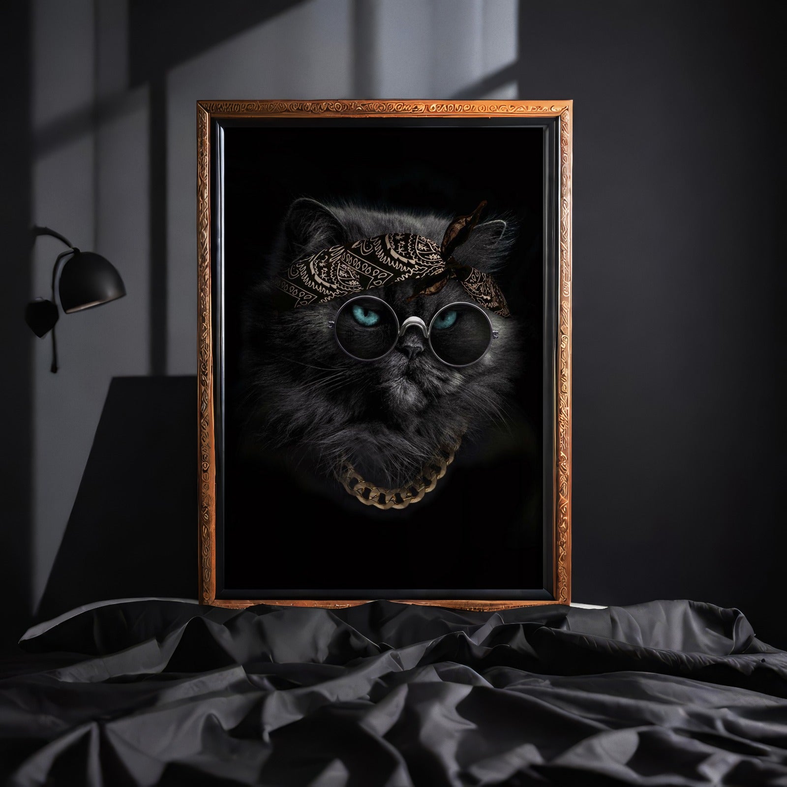 Mafia Cat Vibes Frame