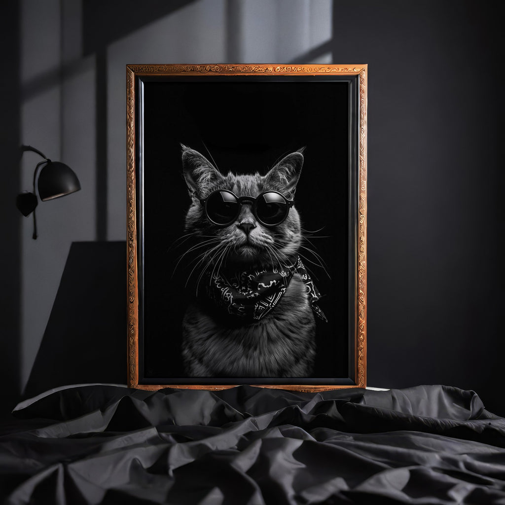 Swag Cat Black Frame