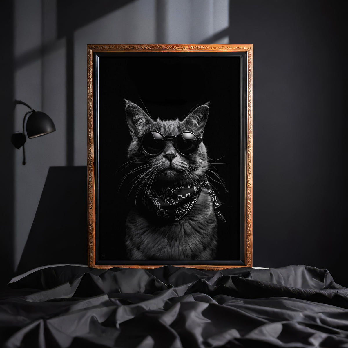 Swag Cat Black Frame