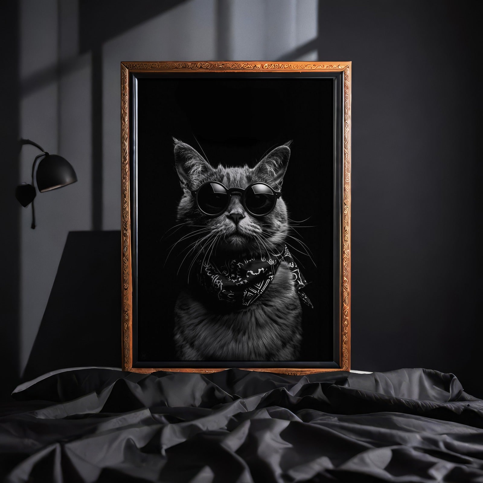 Swag Cat Black Frame