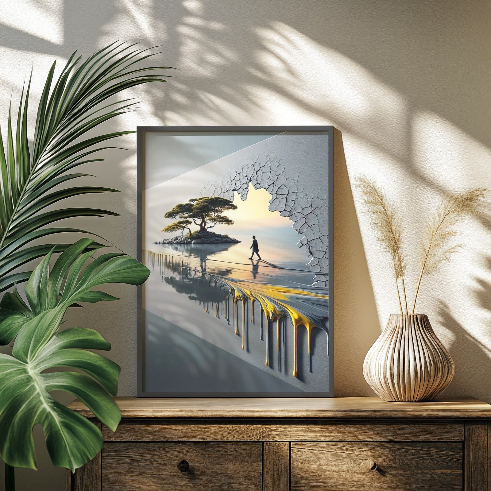 Surreal Path of Light Frame