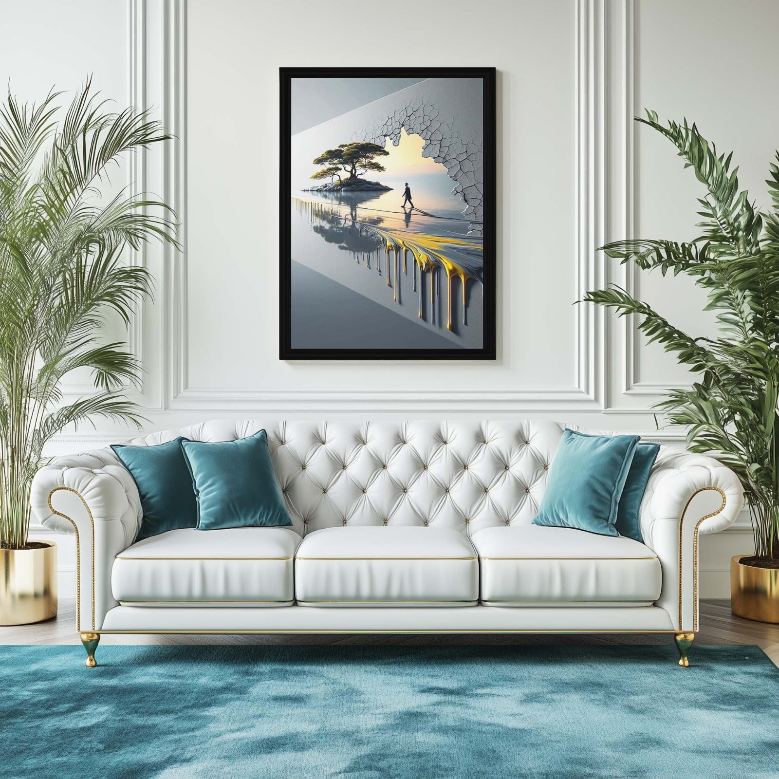 Surreal Path of Light Frame