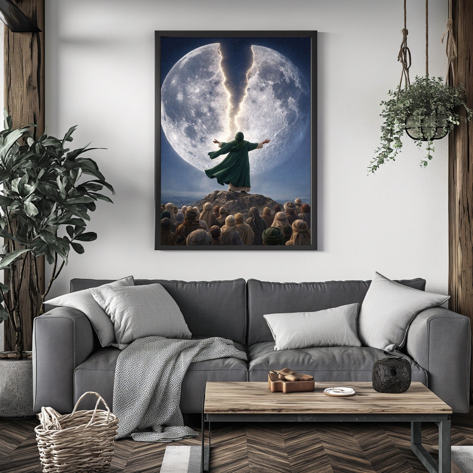Shaqq al-Qamar Landscape Frame