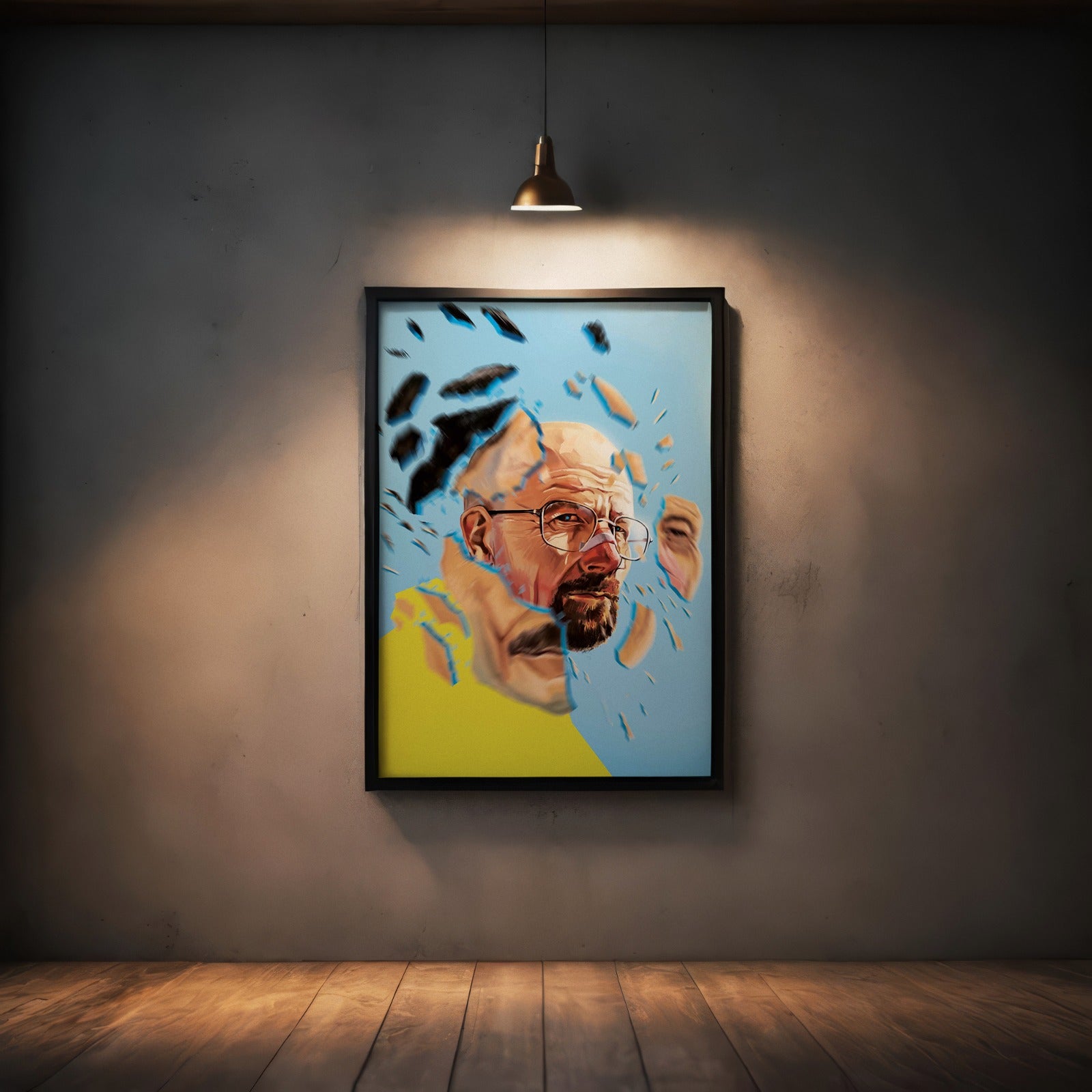 Breaking Bad Heisenberg Shatter Frame