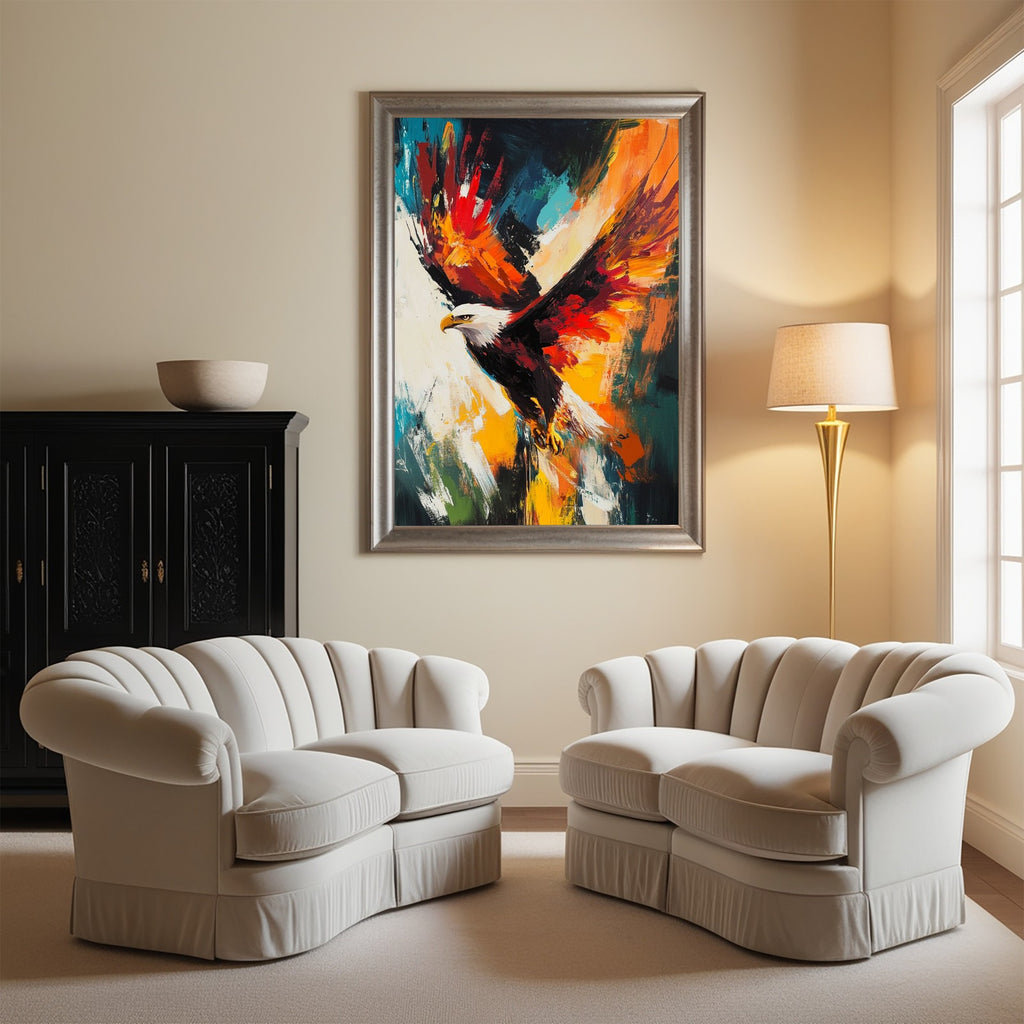Eagle Soaring Freedom Frame