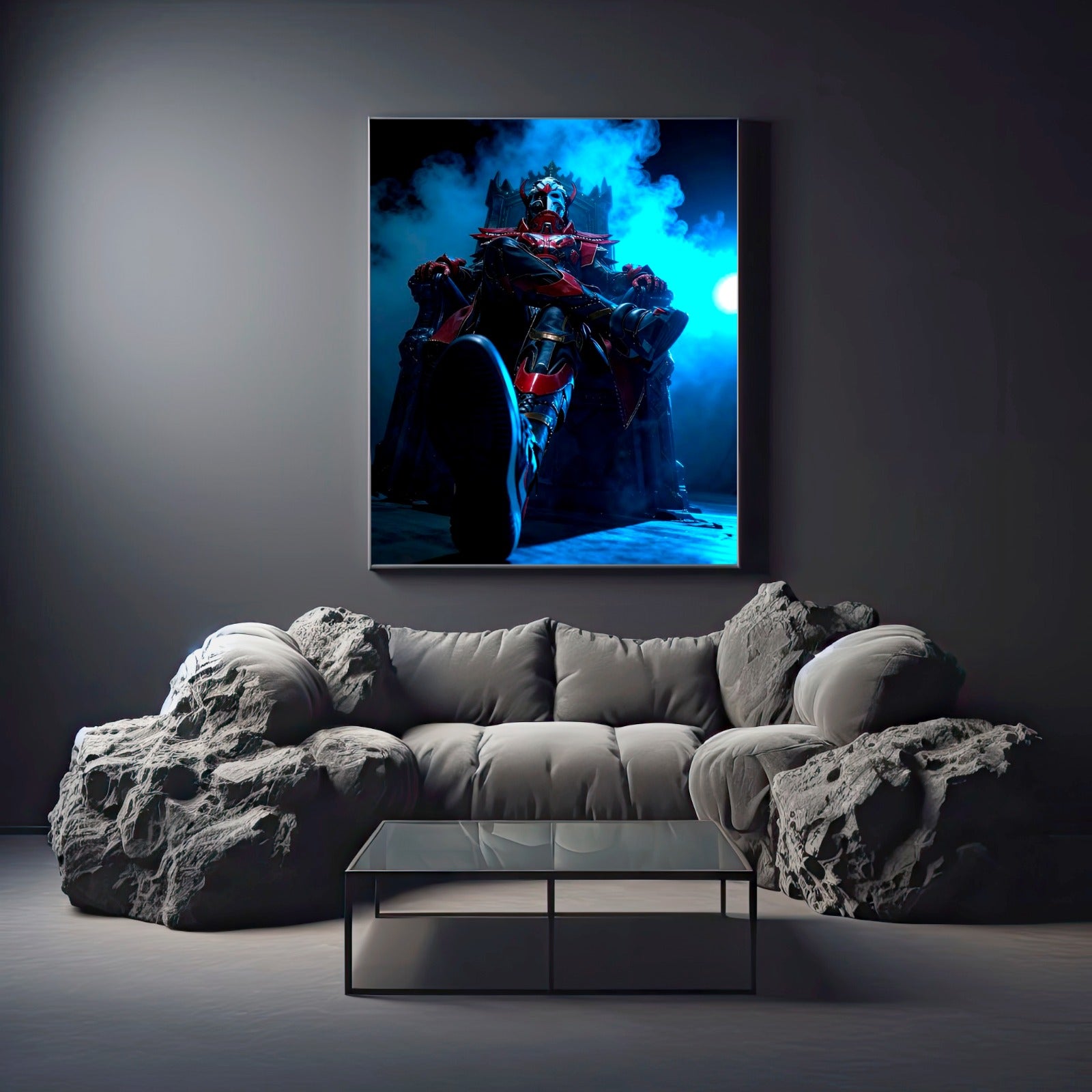 Crimson Titan Throne Art