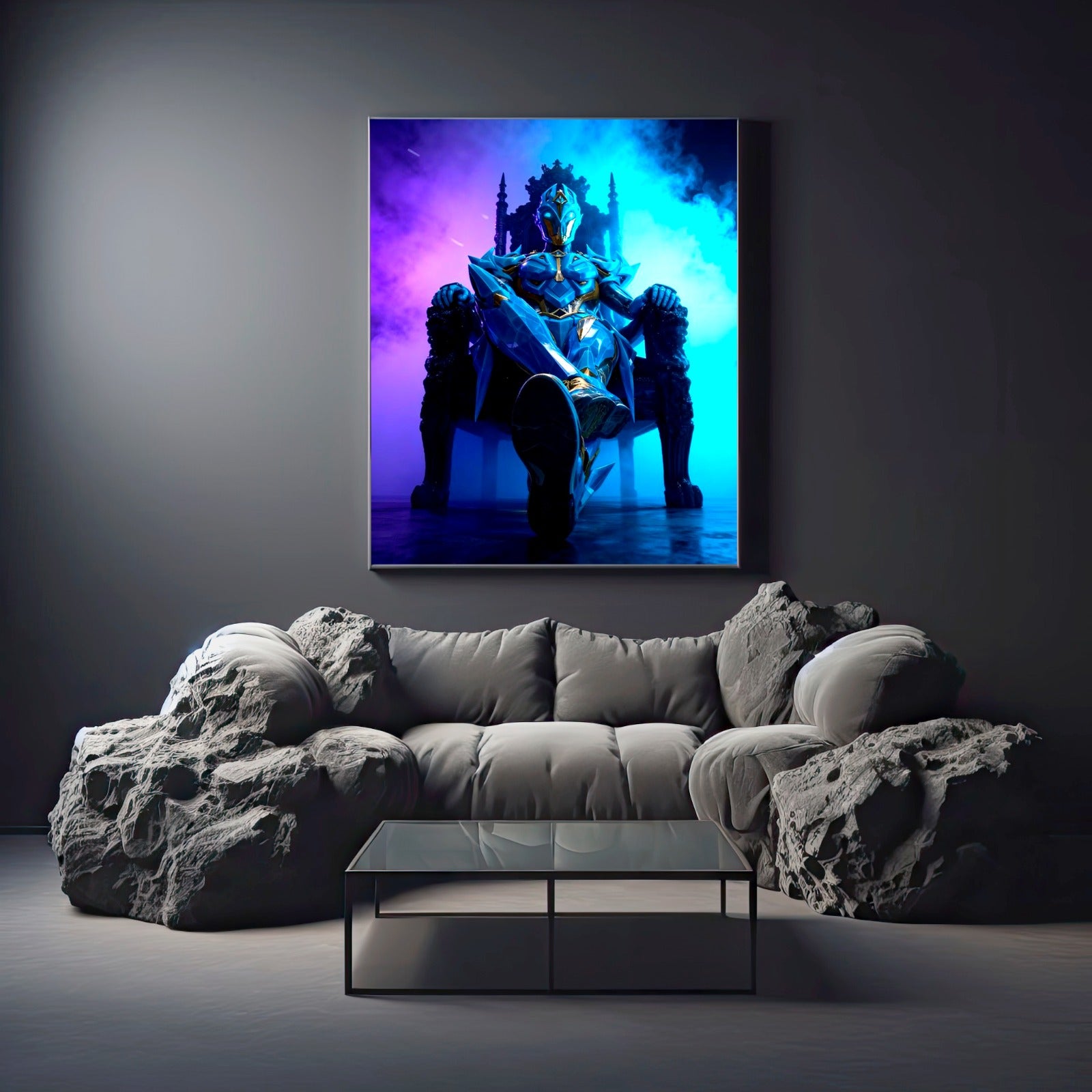 Neon Vanguard Futuristic Wall Art