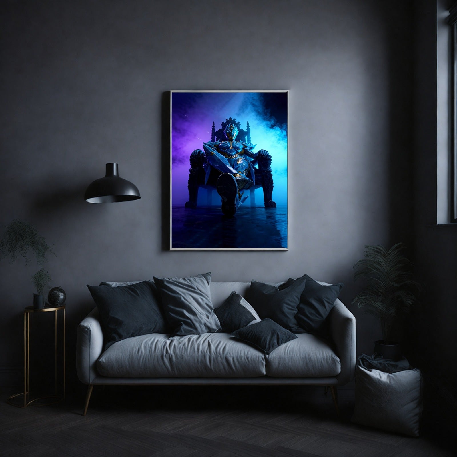 Neon Vanguard Futuristic Wall Art