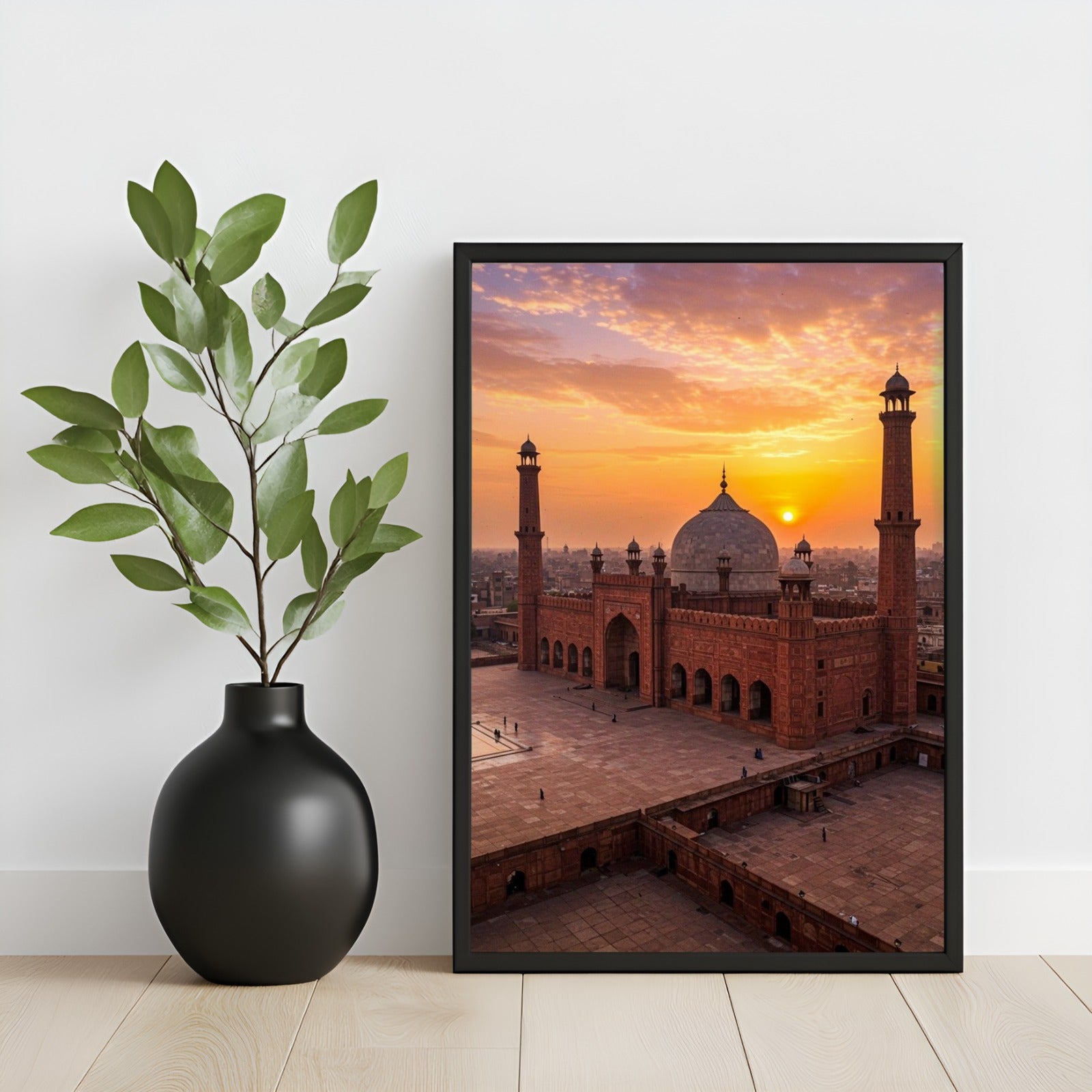 Golden Hour Badshahi Mosque Wall Art