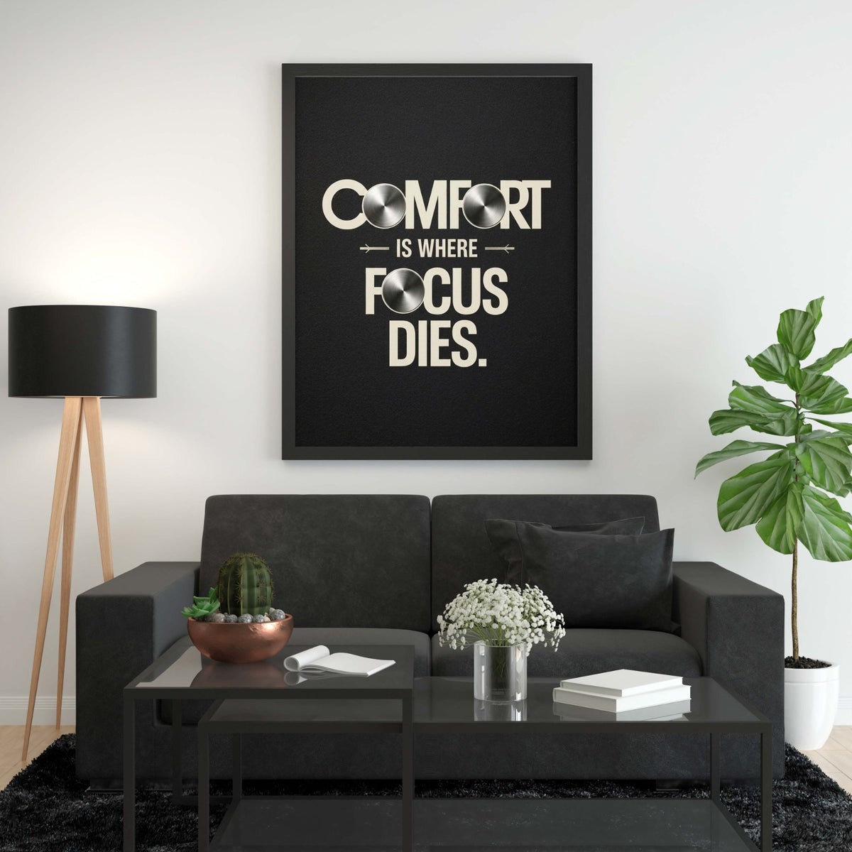 The "Absolute Focus" Typography Frame
